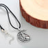 Collier Loup Lune (Acier)